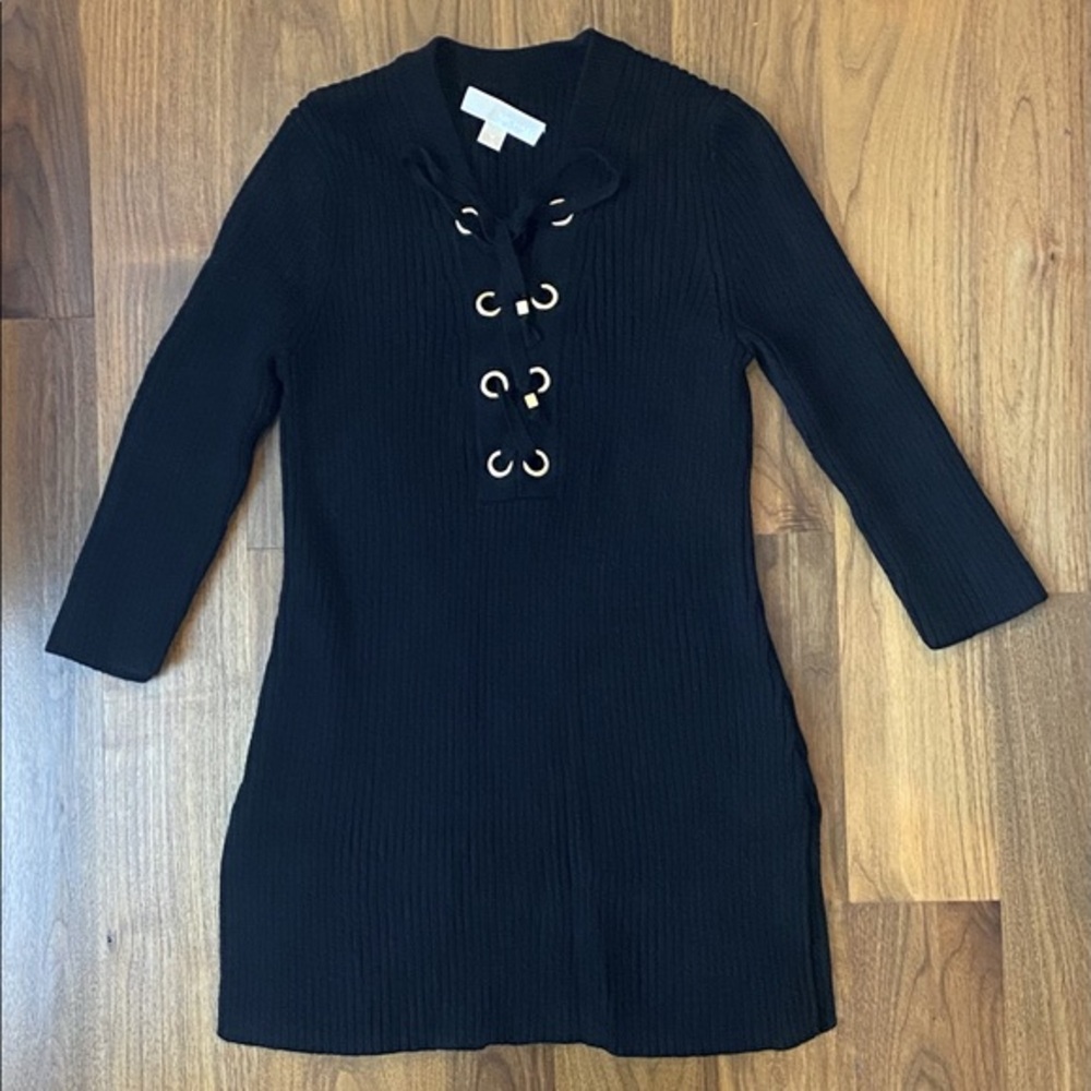 MICHAEL KORS SWEATER |‎ BLACK, SZ M